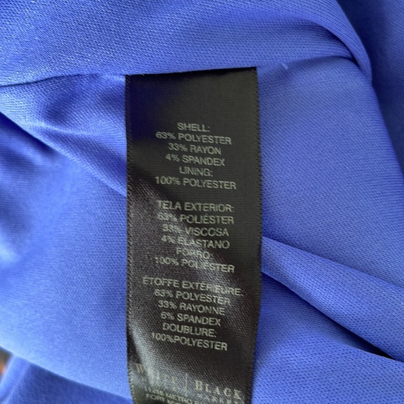 White House Black market purple sleeveless knee length fit & flare dress size 4 - Picture 9 of 13